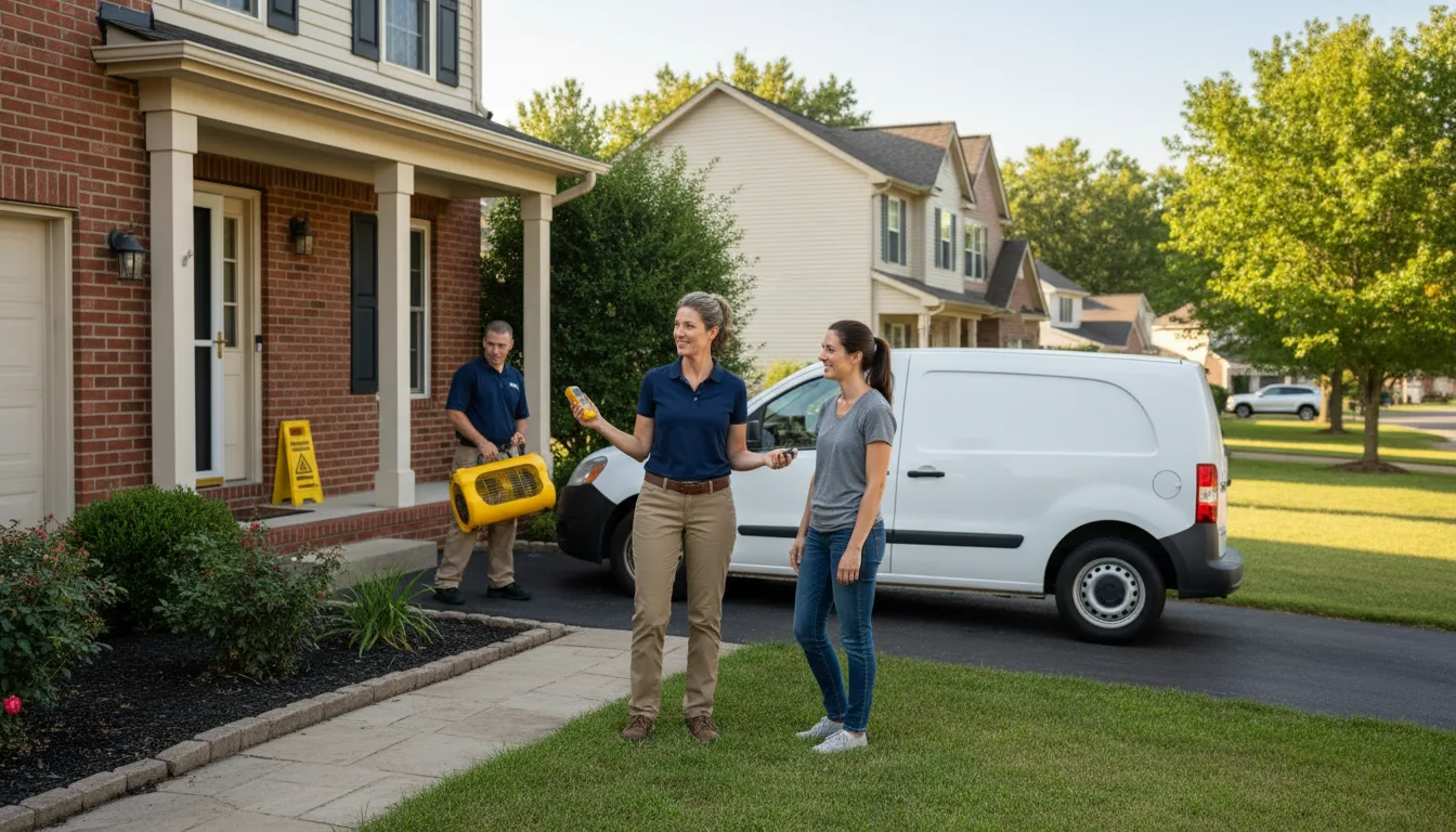 Residential water damage restoration in Jefferson City, MT